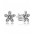 Pandora Earring-Silver Cubic Zirconia Daisy Stud Jewelry