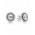 Pandora Earring-Silver Round Cubic Zirconia Stud Jewelry