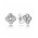 Pandora Earring-Oriental Blossom Cubic Zirconia Jewelry