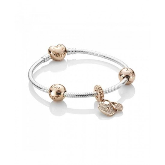 Pandora Bracelet-Love Locks Jewelry