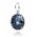 Pandora Pendant-Silver Dark Blue Crystal Jewelry