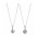 Pandora Necklace-Silver Best Friends Jewelry