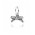 Pandora Pendant-Silver Delicate Bow Jewelry