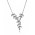Pandora Pendant-Silver Cubic Zirconia Leaves Jewelry