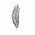Pandora Pendant-Silver Feather Micro Cubic Zirconia Pave Jewelry