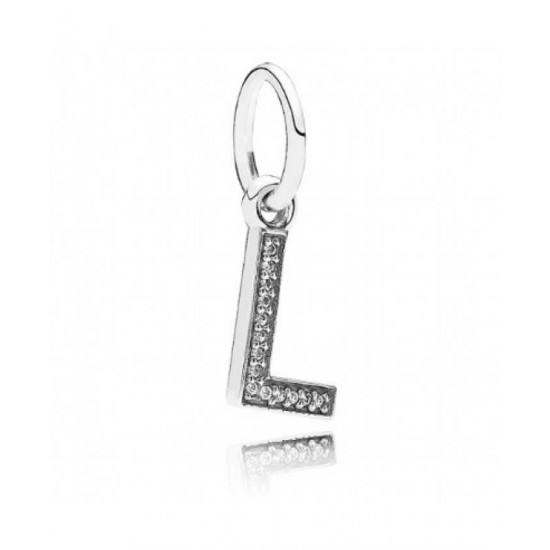 Pandora Pendant-Sparkling Alphabet L Jewelry