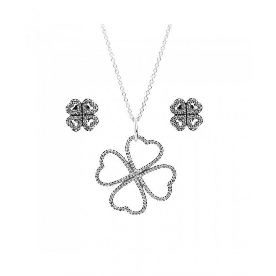 Pandora Set-Silver Petals Of Love Jewellery Jewelry