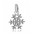 Pandora Pendant-Silver Clear Cubic Zirconia Snowflake Jewelry