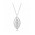 Pandora Pendant-Silver Cubic Zirconia Palm Leaf Jewelry