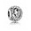 Pandora Charm-Silver Cubic Zirconia Vintage G Swirl Jewelry