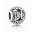 Pandora Charm-Silver Cubic Zirconia Vintage H Swirl Jewelry