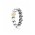 Pandora Ring-Silver And 14ct Gold Heart Band Jewelry USA Sale