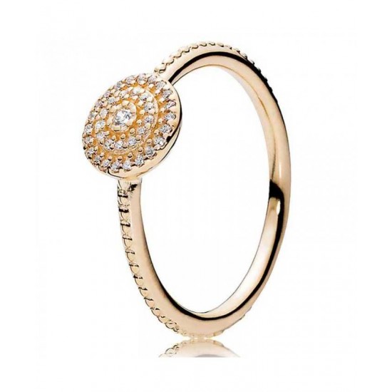 Pandora Ring-14ct Gold Radiant Elegance Jewelry Dsicount